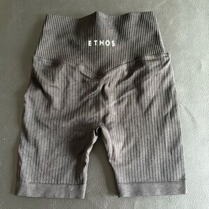 Black Ethos Biker Shorts